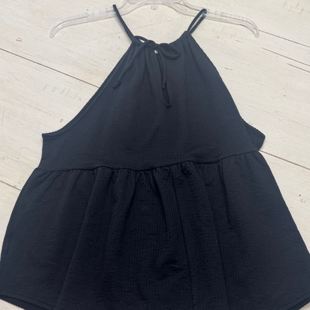 Black Halter Top